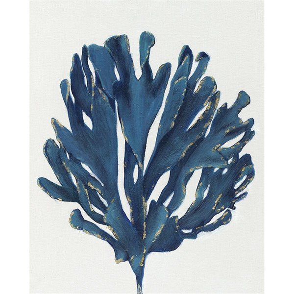 Jeco 16 x 20 in. Tree Oil Paint Wall Decor, Blue HD-WD028